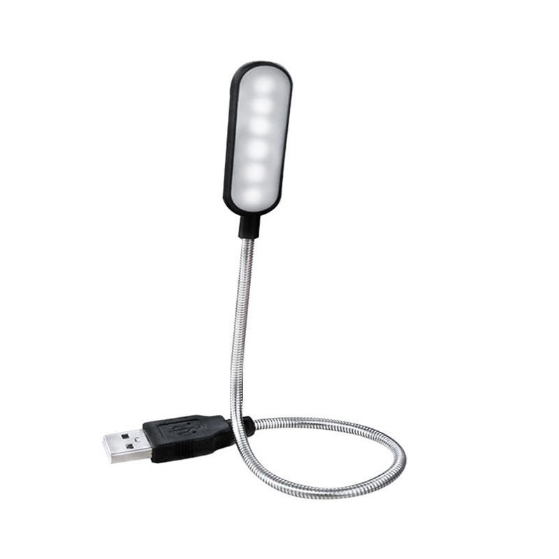Desk Setup Laptop - Mini 4 LED Book Lamp Portable