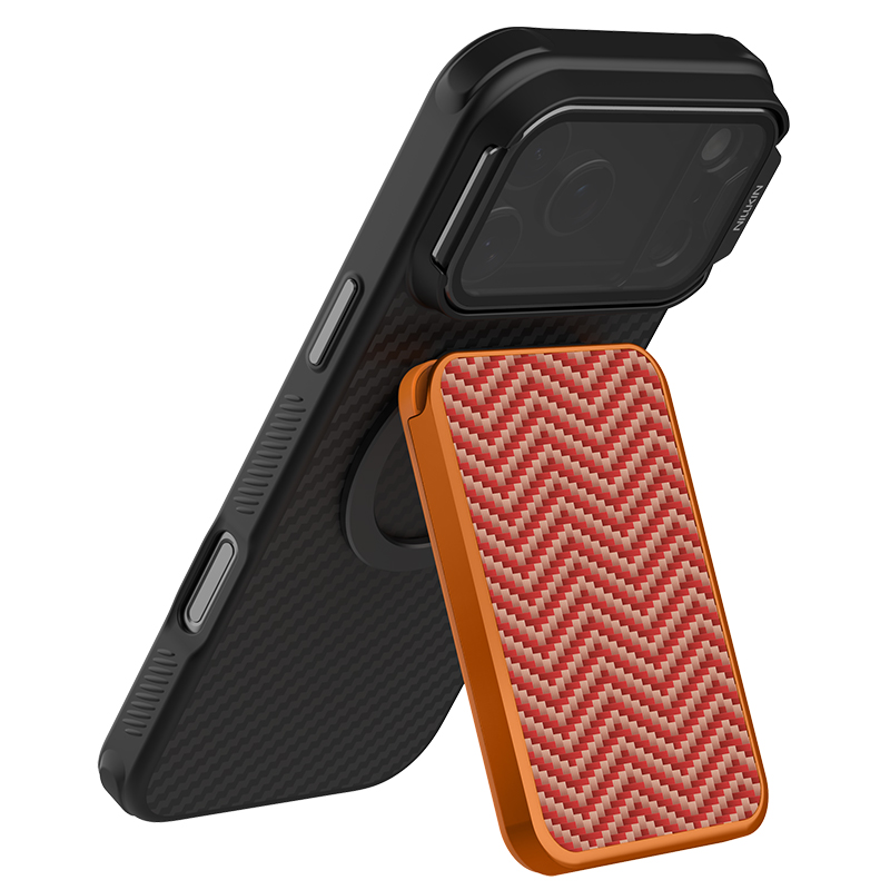 Desk Setup Apple - NILLKIN FiberMate Kevlar Magnetic Phone Wallet