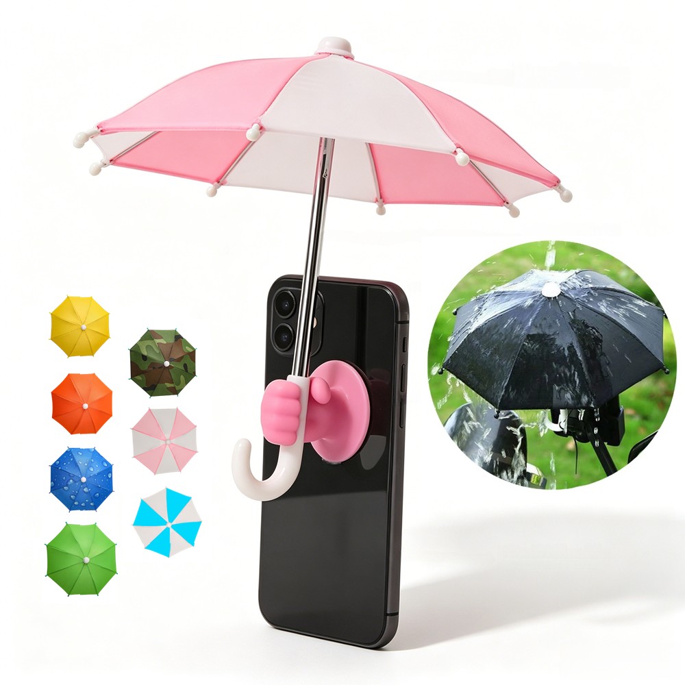 Desk Setup Apple - Universal Mini Umbrella Adjustable Mobile Phone