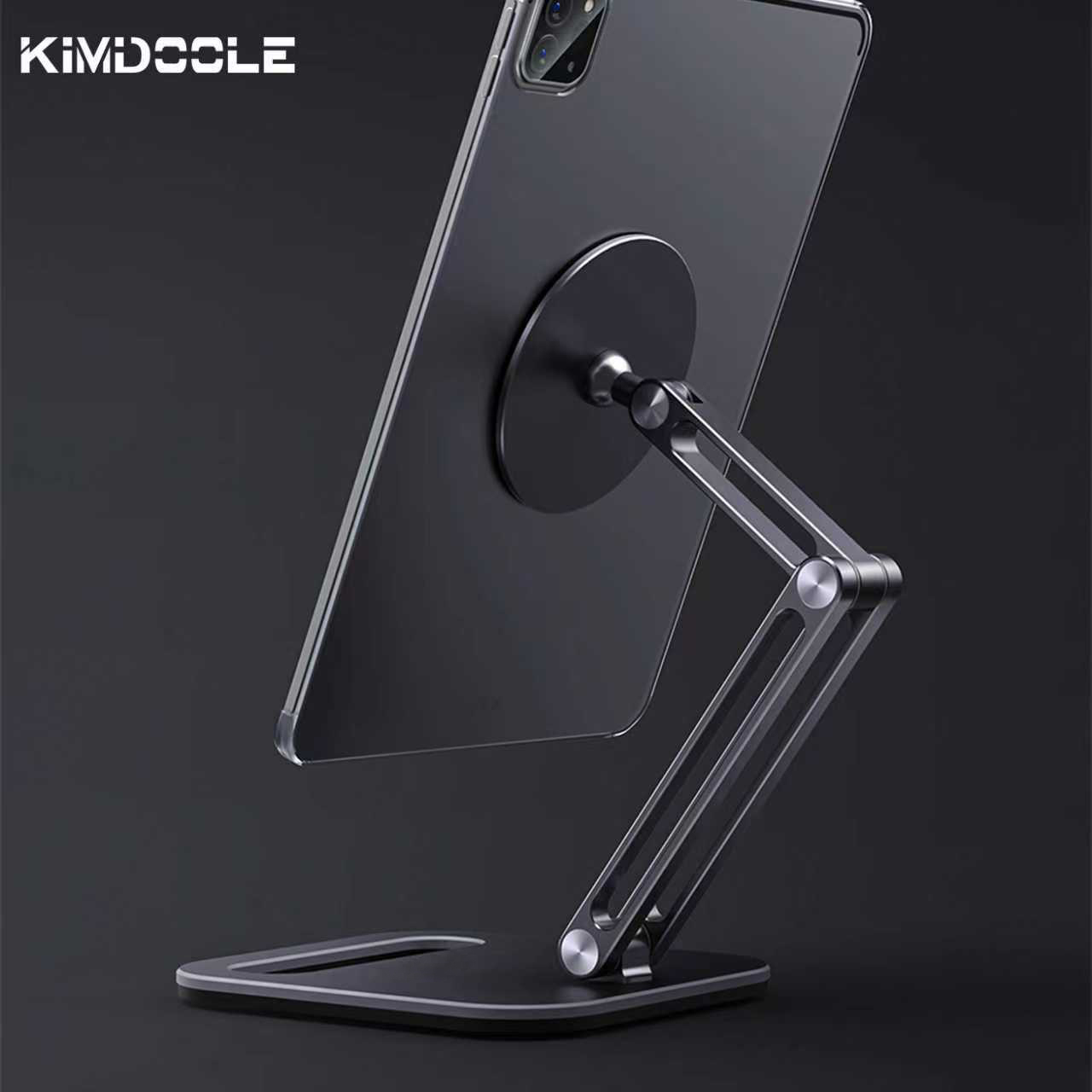 Desk Setup Apple - Kimdoole Metal Magnetic Tablet Holder for