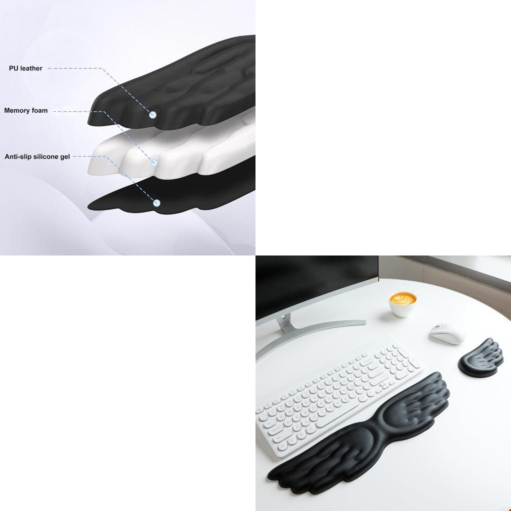 462E Soft Silicone Angel Wing  - Desk Setup Ergonomics 评论和价格