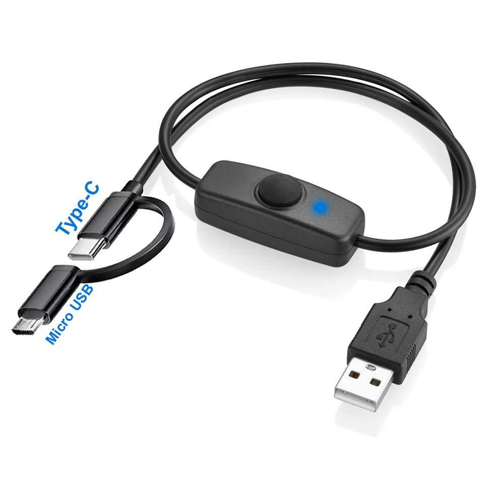 2 in 1 Type C / Micro USB Char - Desk Setup Led Strip 评论和价格