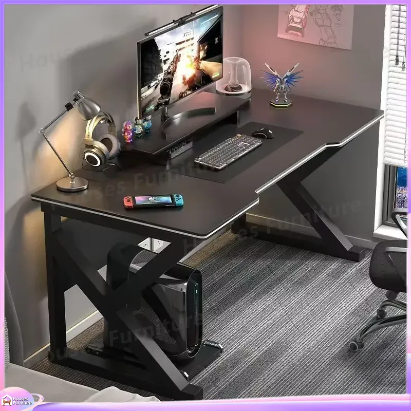 Cafe Metal Gaming Desk Black M - Desk Setup Ergonomics 评论和价格