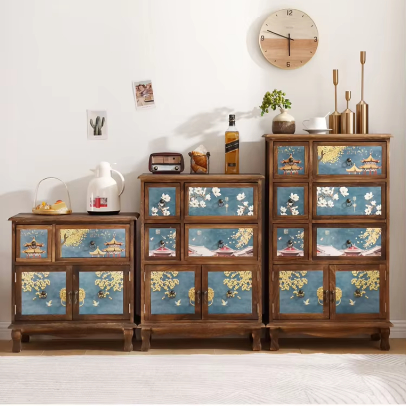 Solid Wood Storage Cabinet  Mu - Drawer Organizer Bamboo 评论和价格