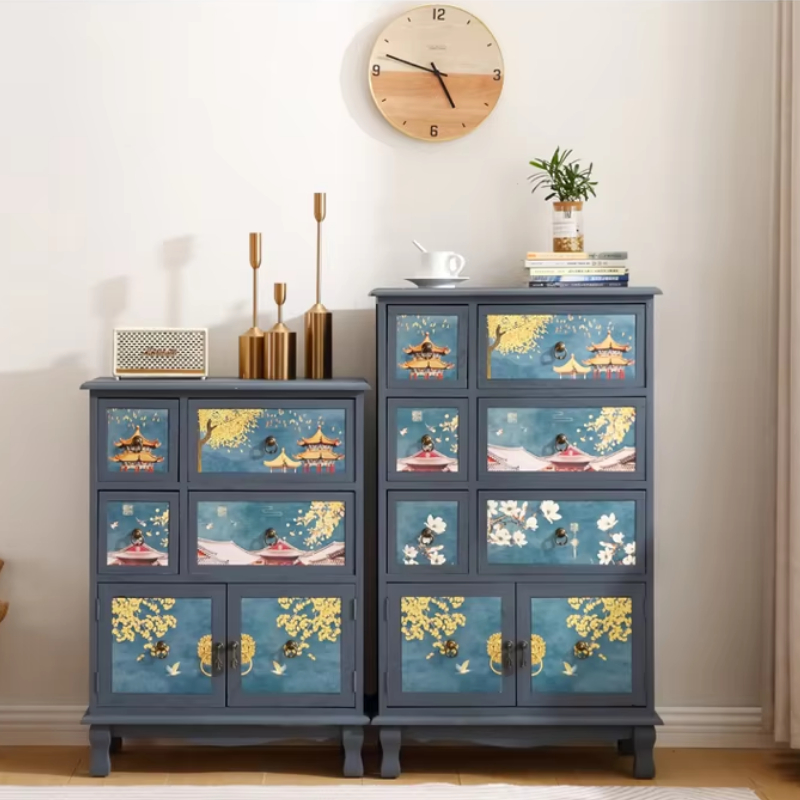 Solid Wood Storage Cabinet  Mu - Drawer Organizer Bamboo 评论和价格