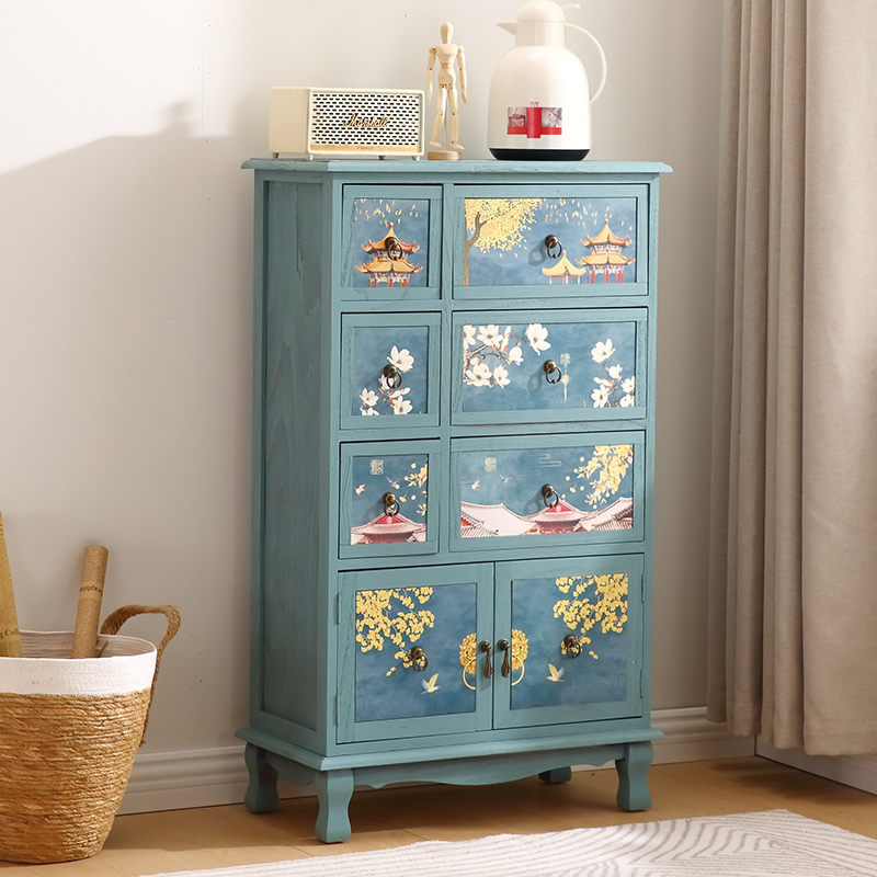 Solid Wood Storage Cabinet  Mu - Drawer Organizer Bamboo 评论和价格