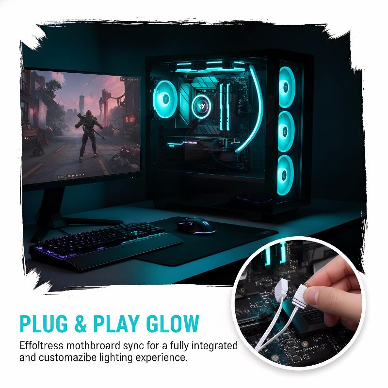 5V 3PIN ARGB Decorative Light  - Desk Setup Led Strip 评论和价格