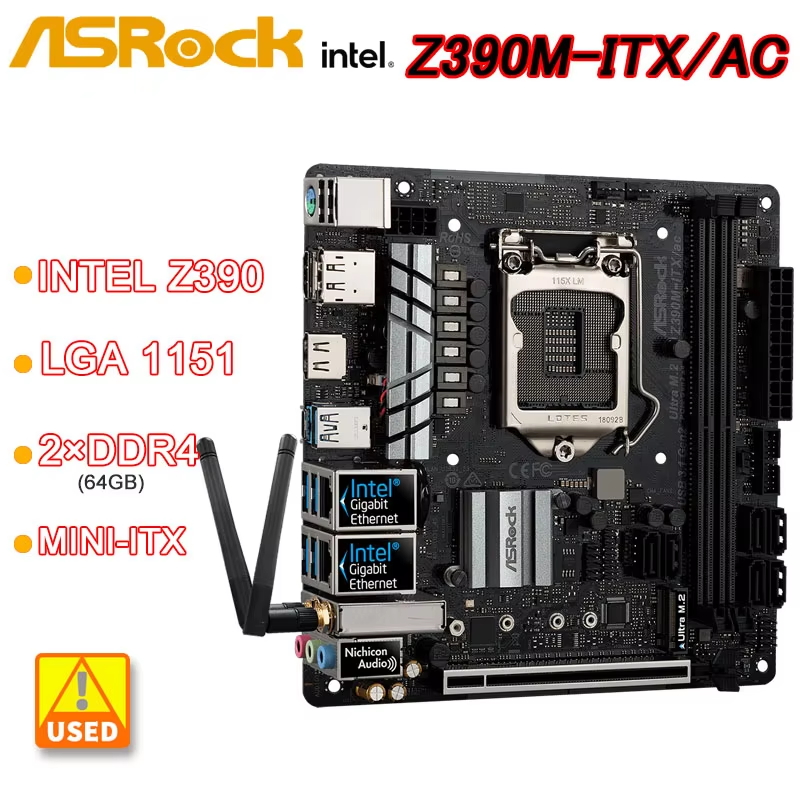 Asrock Z390M-ITX/AC Mini-ITX M - Intel Cpu Core I9 评论和价格