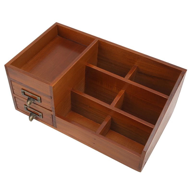 CHCH Wooden Storage Cabinet Re - Drawer Organizer Bamboo 评论和价格