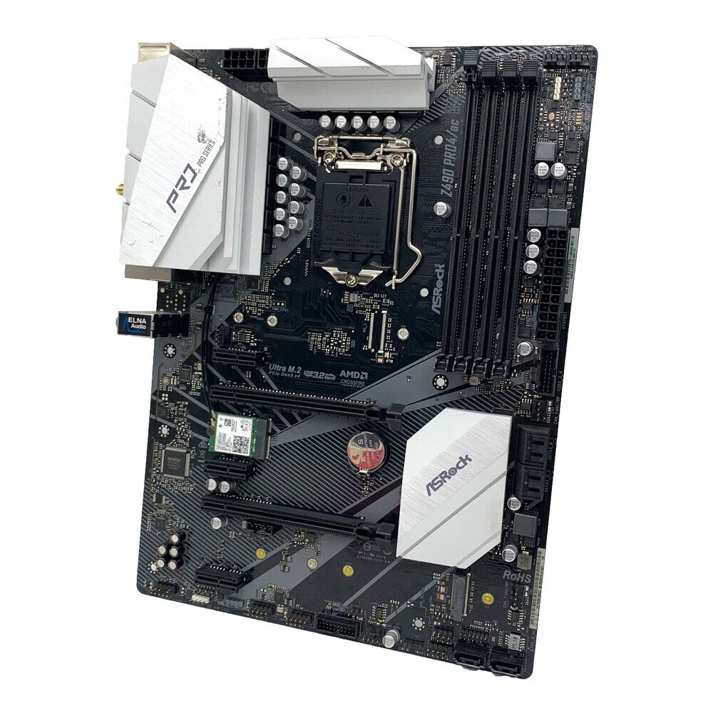 Asrock Z490 PRO4/AC Motherboar - Intel Cpu Core I9 评论和价格