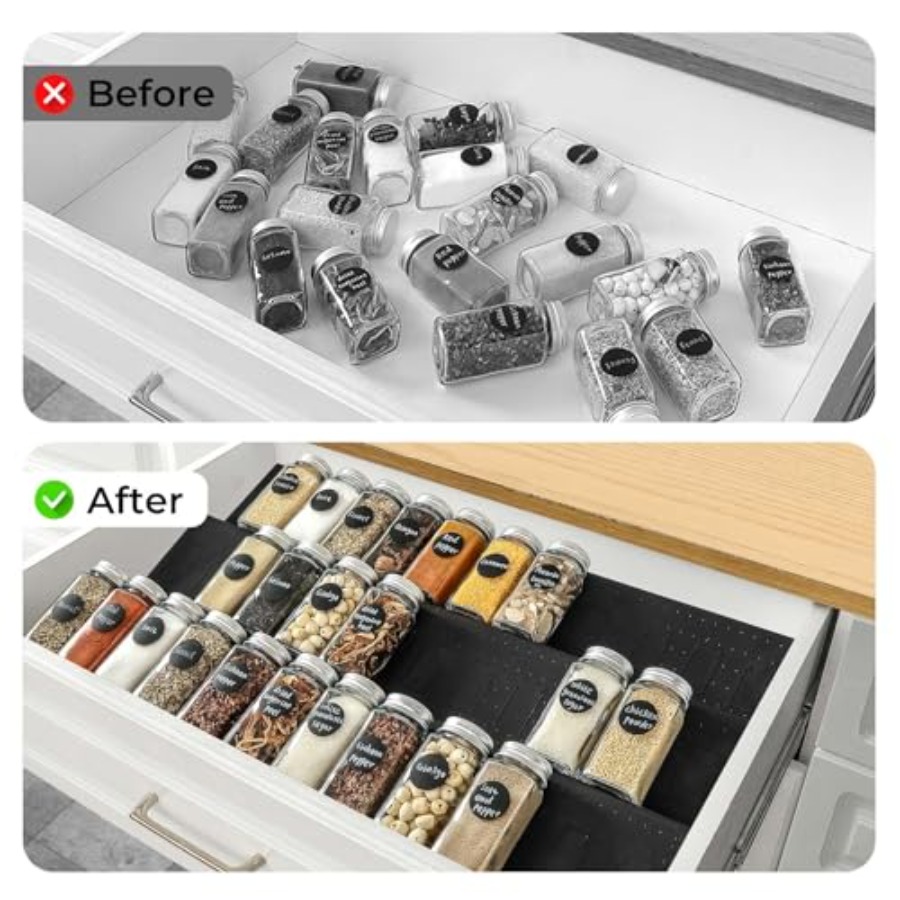 Spice Drawer Organizer Expanda - Drawer Organizer Bamboo 评论和价格