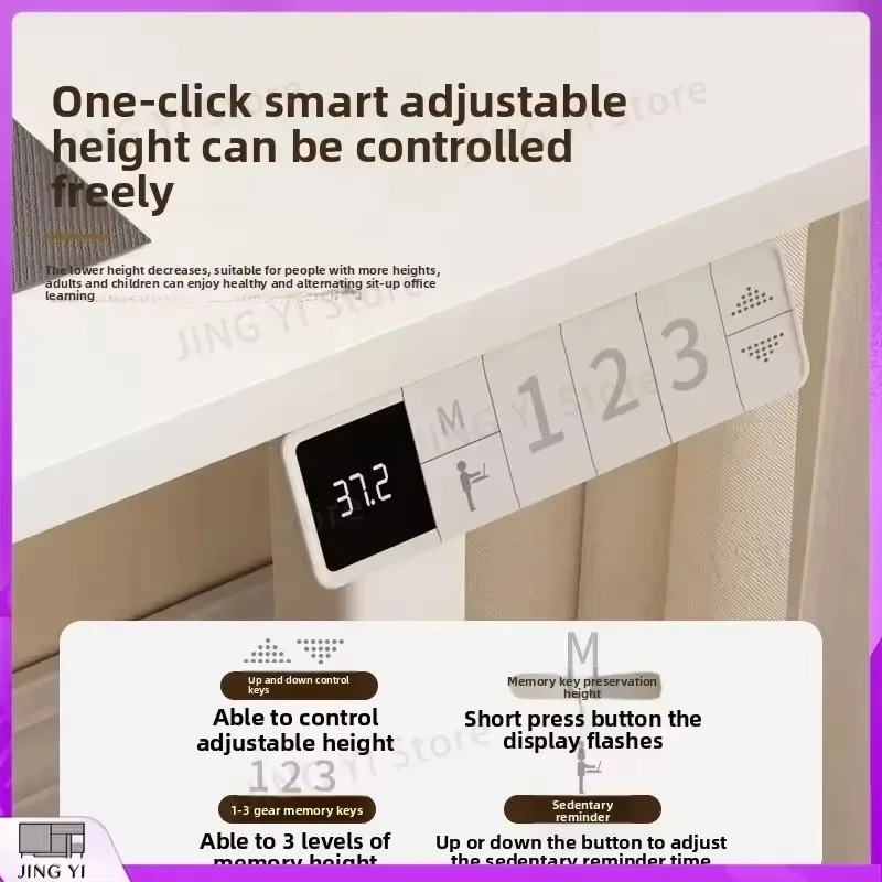 Electric Height Adjustable Sta - Desk Setup Ergonomics 评论和价格