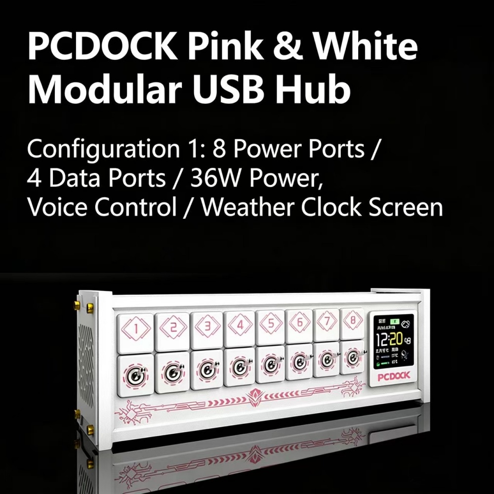 PCDOCK Block USB Desktop Power - Desk Setup Laptop 评论和价格