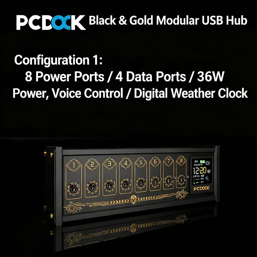 PCDOCK Block USB Desktop Power - Desk Setup Laptop 评论和价格