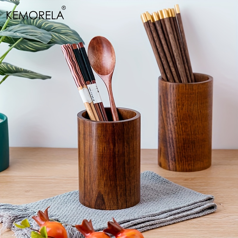 1PCS Wooden Chopsticks Holder  - Drawer Organizer Bamboo 评论和价格