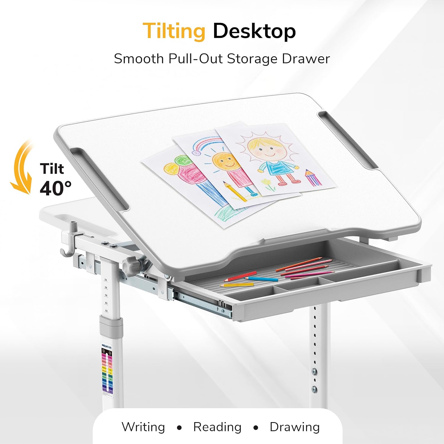 Kids Desk and Chair Set Height - Desk Setup Ergonomics 评论和价格