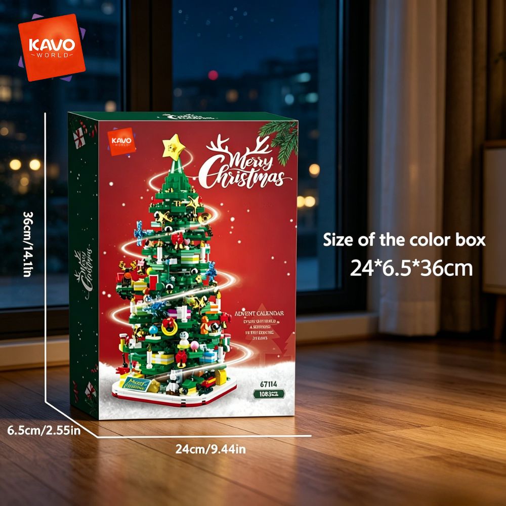 KAVOWORLD 1024pcs Christmas Tr - Desk Setup Enthusiast 评论和价格