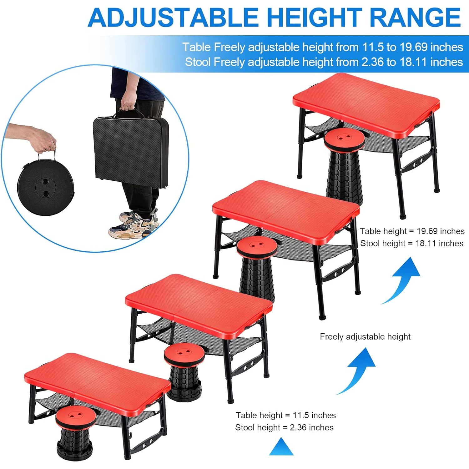 Retractable Folding Table & St - Desk Setup Laptop 评论和价格