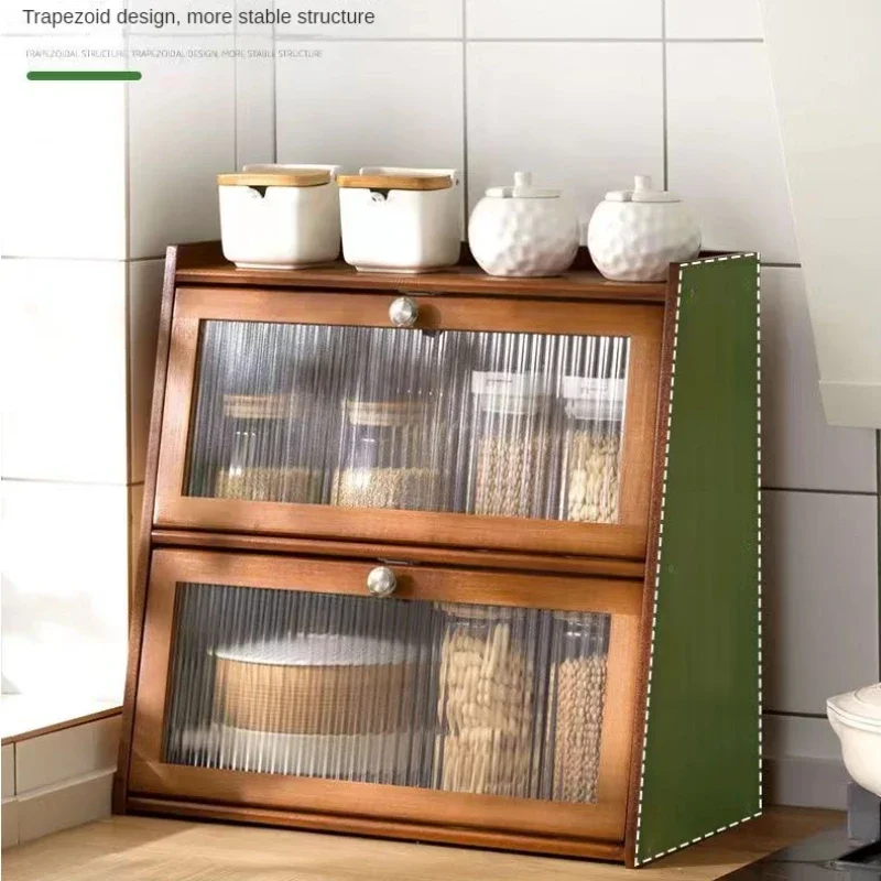 Bamboo Kitchen Storage Cabinet - Drawer Organizer Bamboo 评论和价格